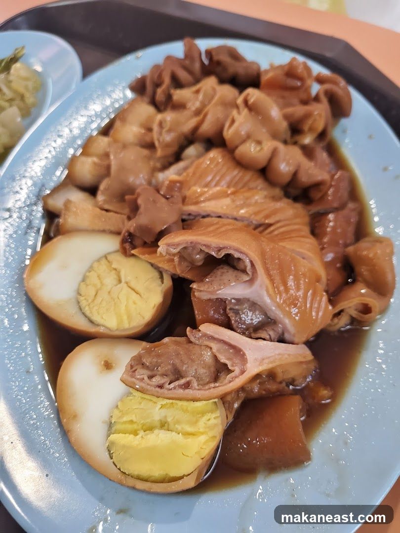 Braised Pork Intestines and Eggs
