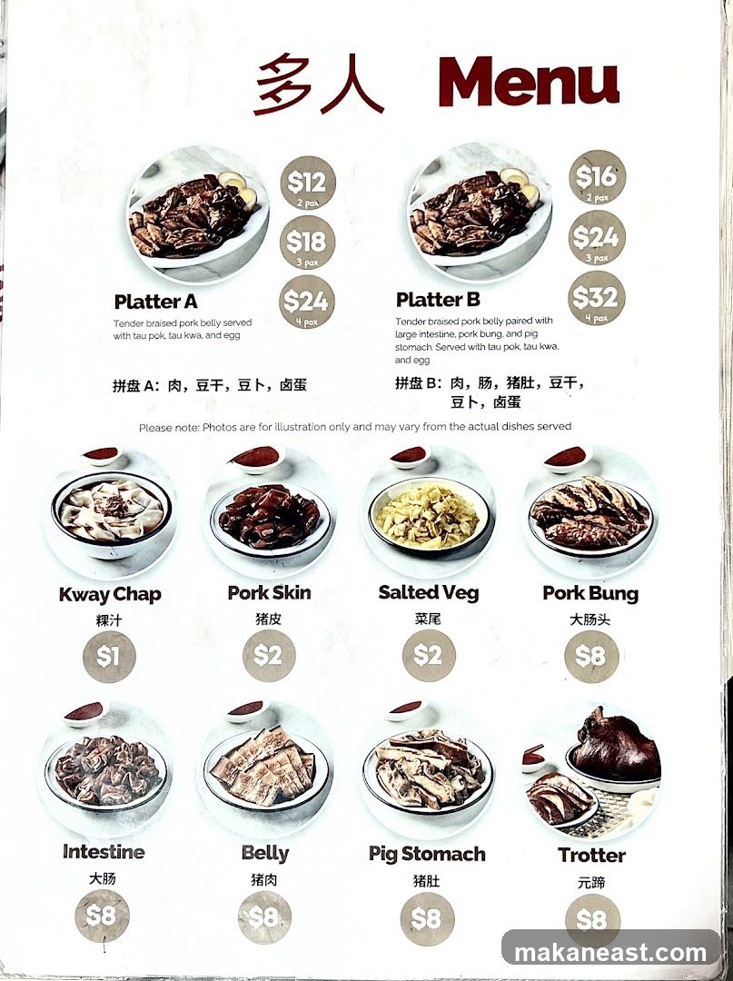 多人 Menu