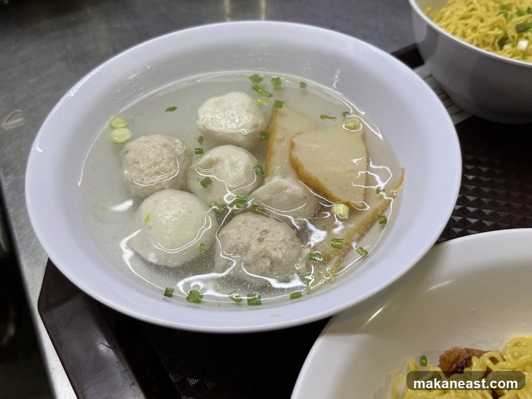 Fish Ball Soup with Noodles