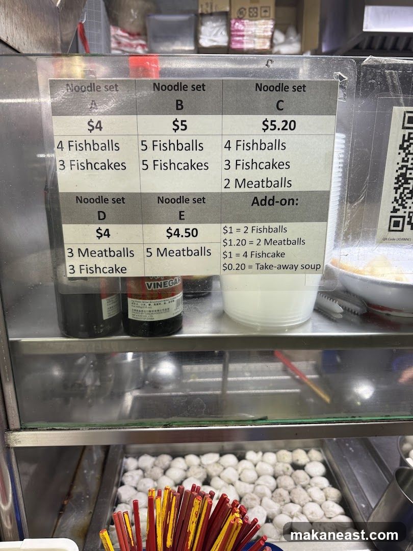 Noodle Sets and Add-ons
