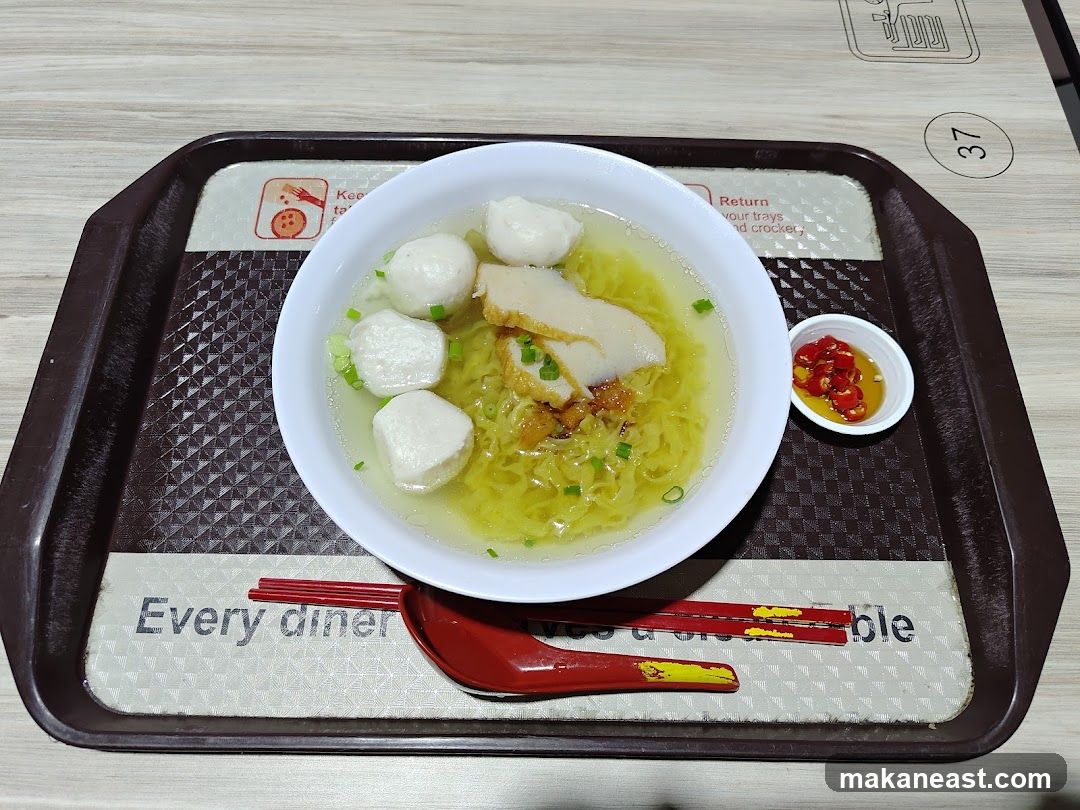 Noodle Soup with Fish Balls