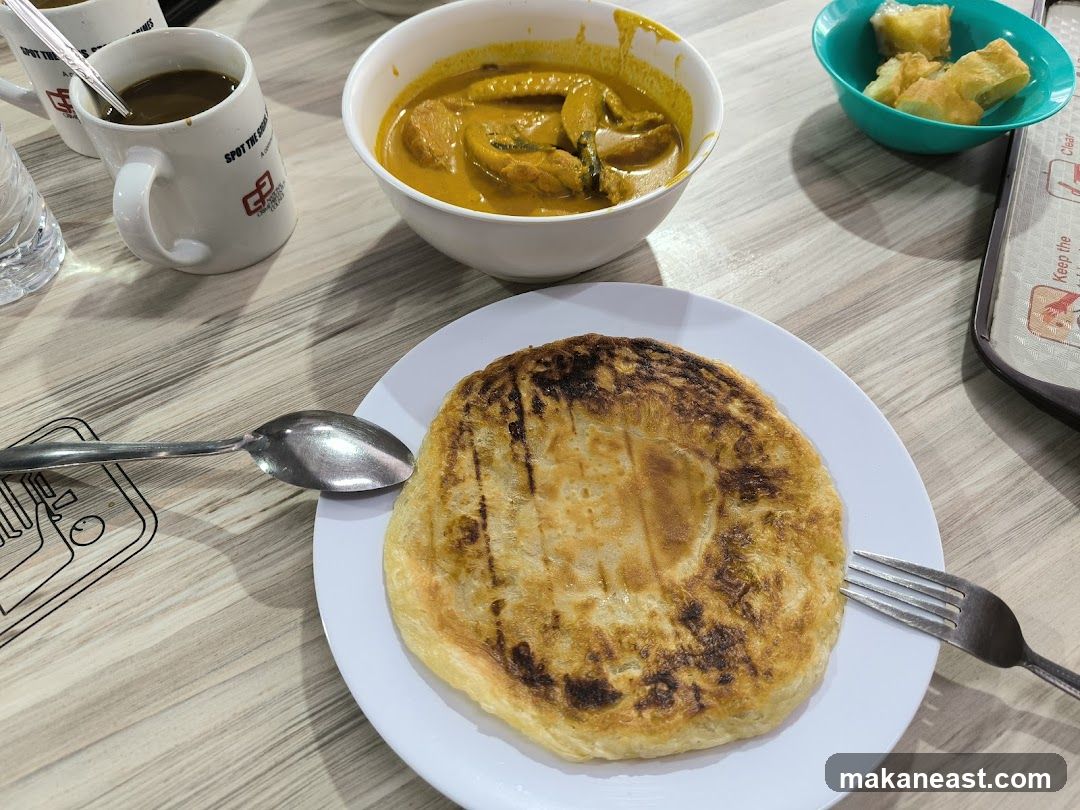 Roti Canai with Curry