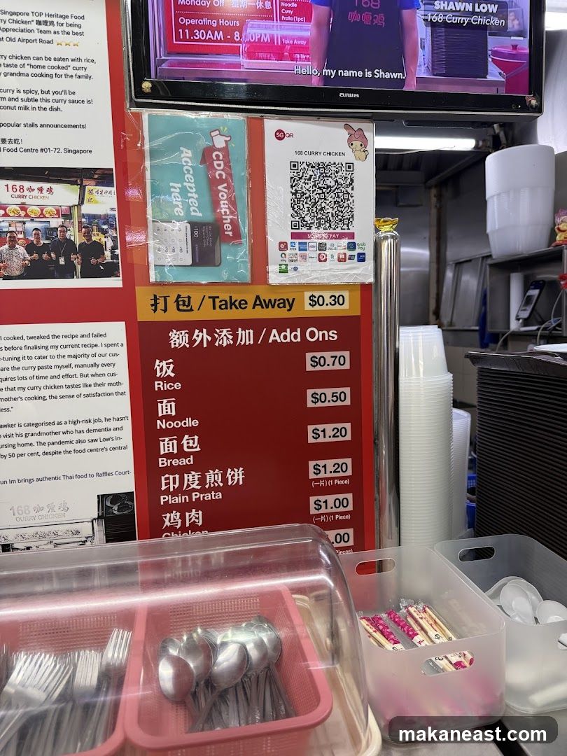 Food Stall Menu and Information