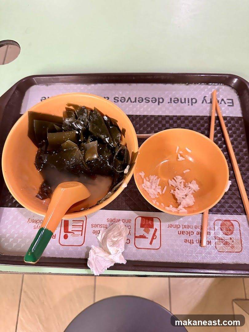 Seaweed Soup and Rice