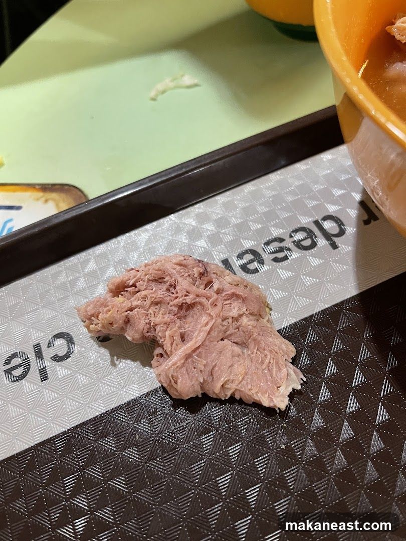 Shredded Meat on Tray