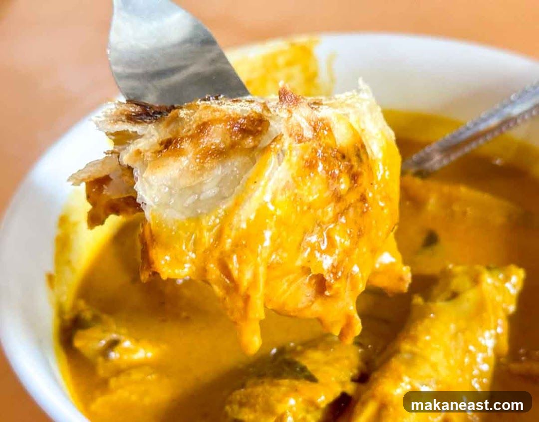 Roti Canai with Curry