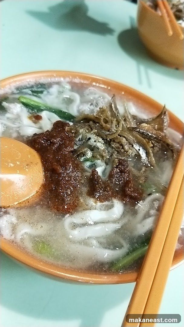 Noodle Soup with Chili Paste and Anchovies