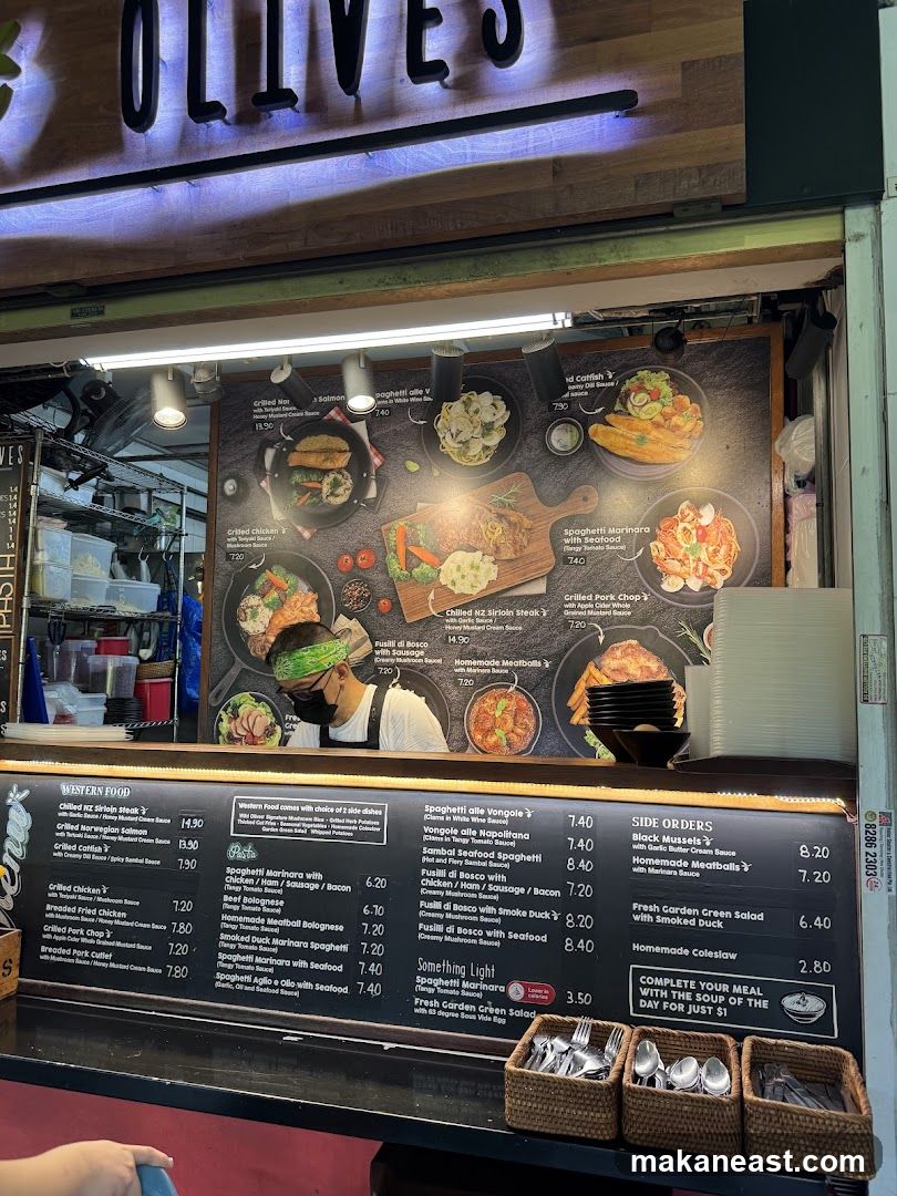 OLIVES Menu