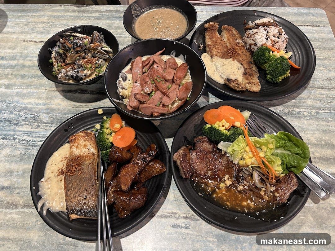 Assortment of Dishes