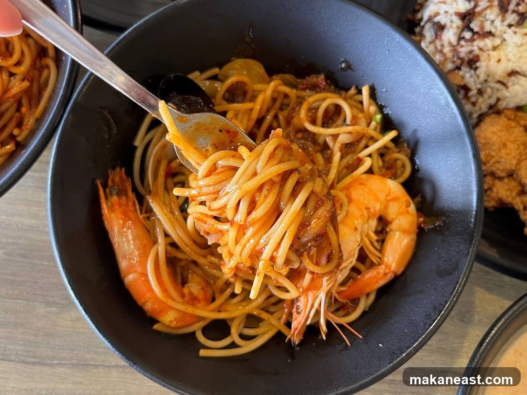 Spaghetti with Prawns