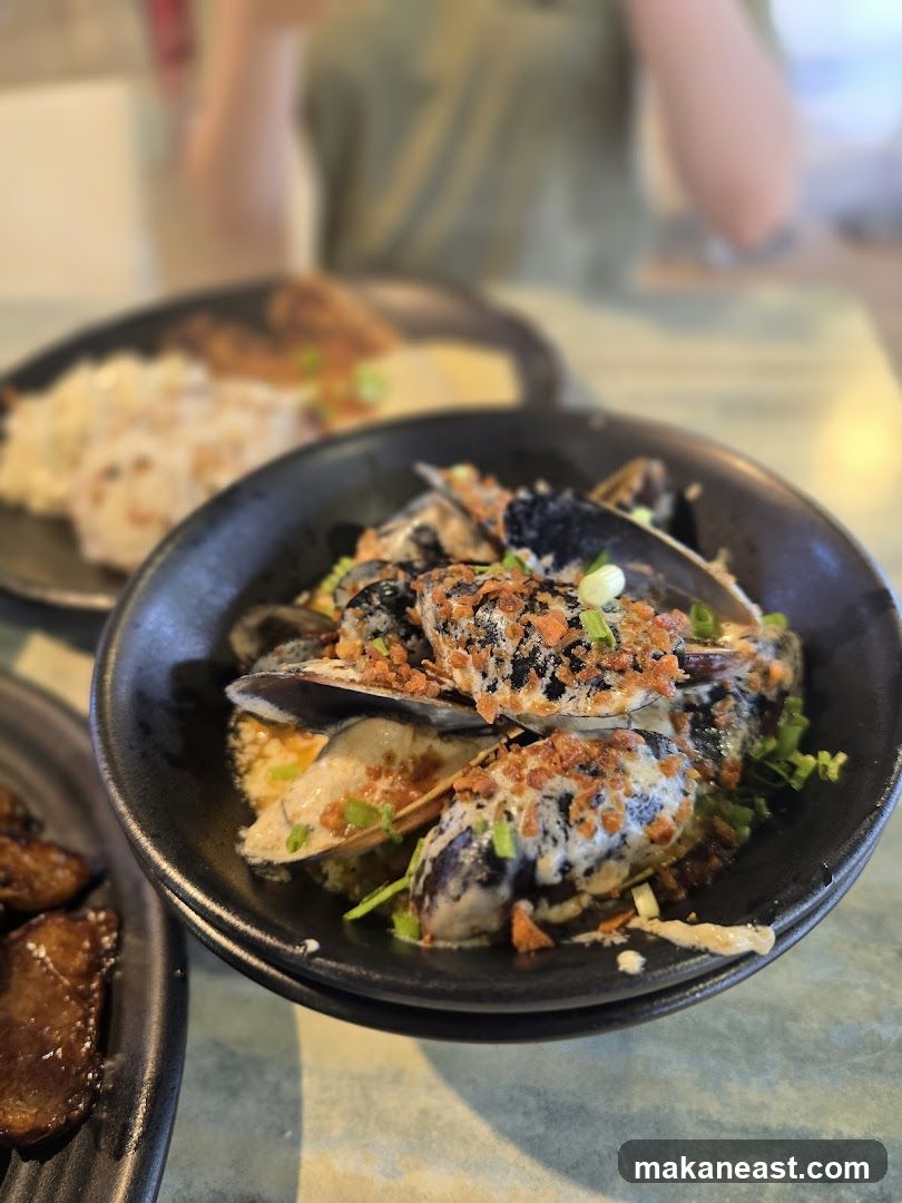 Mussels with Toppings