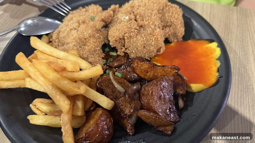 Fried Chicken and Fries
