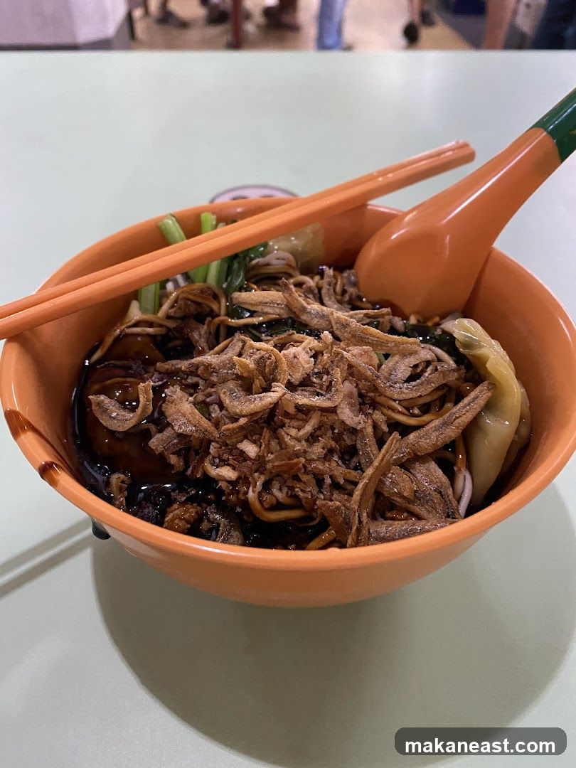 Noodle Dish with Fried Anchovies
