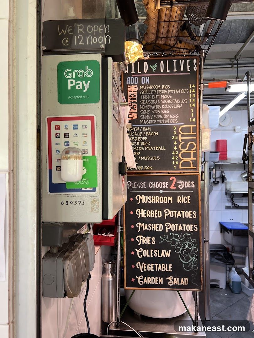 Wild Olives Menu