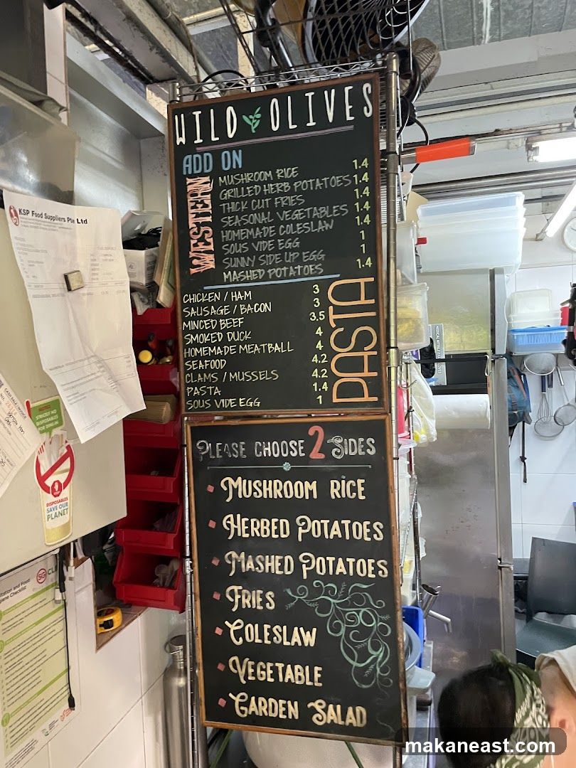 Wild Olives Menu