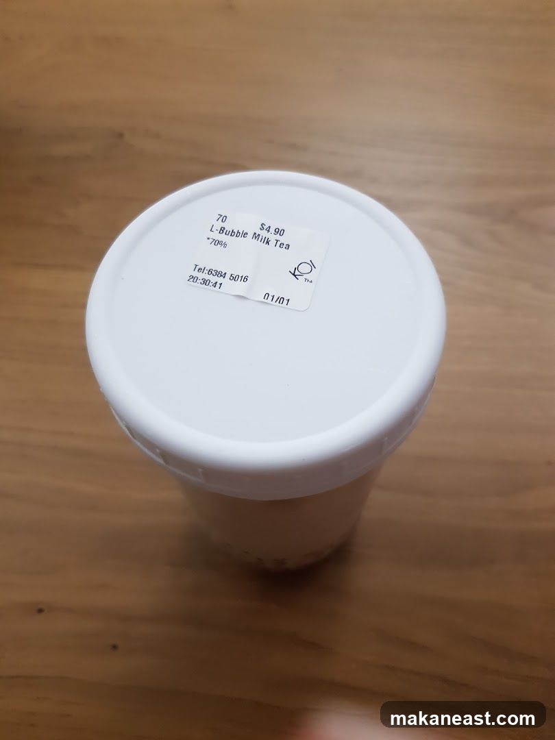Bubble Milk Tea Cup
