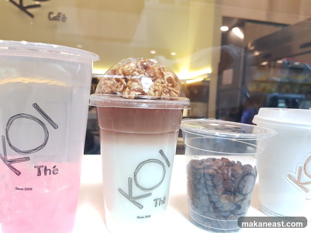 KOI Thé Drinks and Coffee Beans