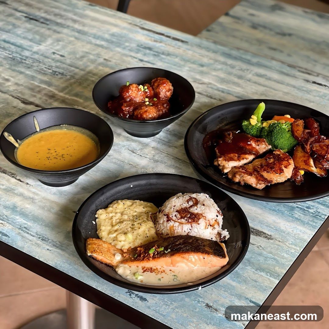 Salmon and Chicken Dishes