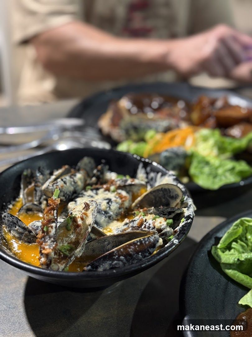 Mussels and Steak Dinner