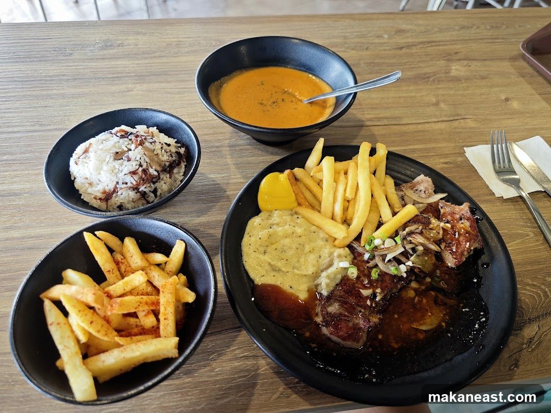 Steak Dinner with Sides