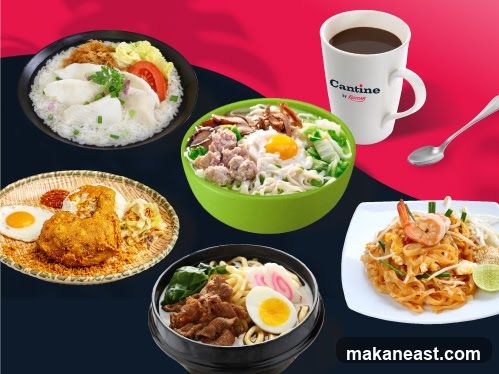 Assortment of Asian Dishes and Coffee