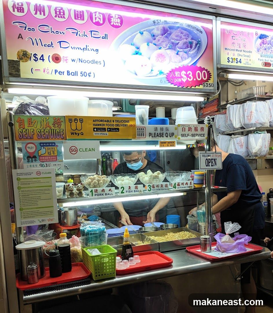 Hawker Stall with Food Display
