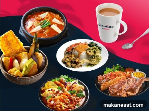Assortment of Dishes and Drink