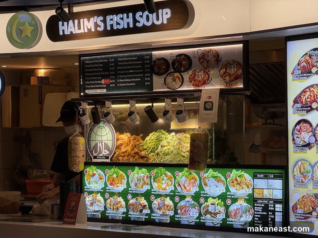 Halim's Fish Soup Menu