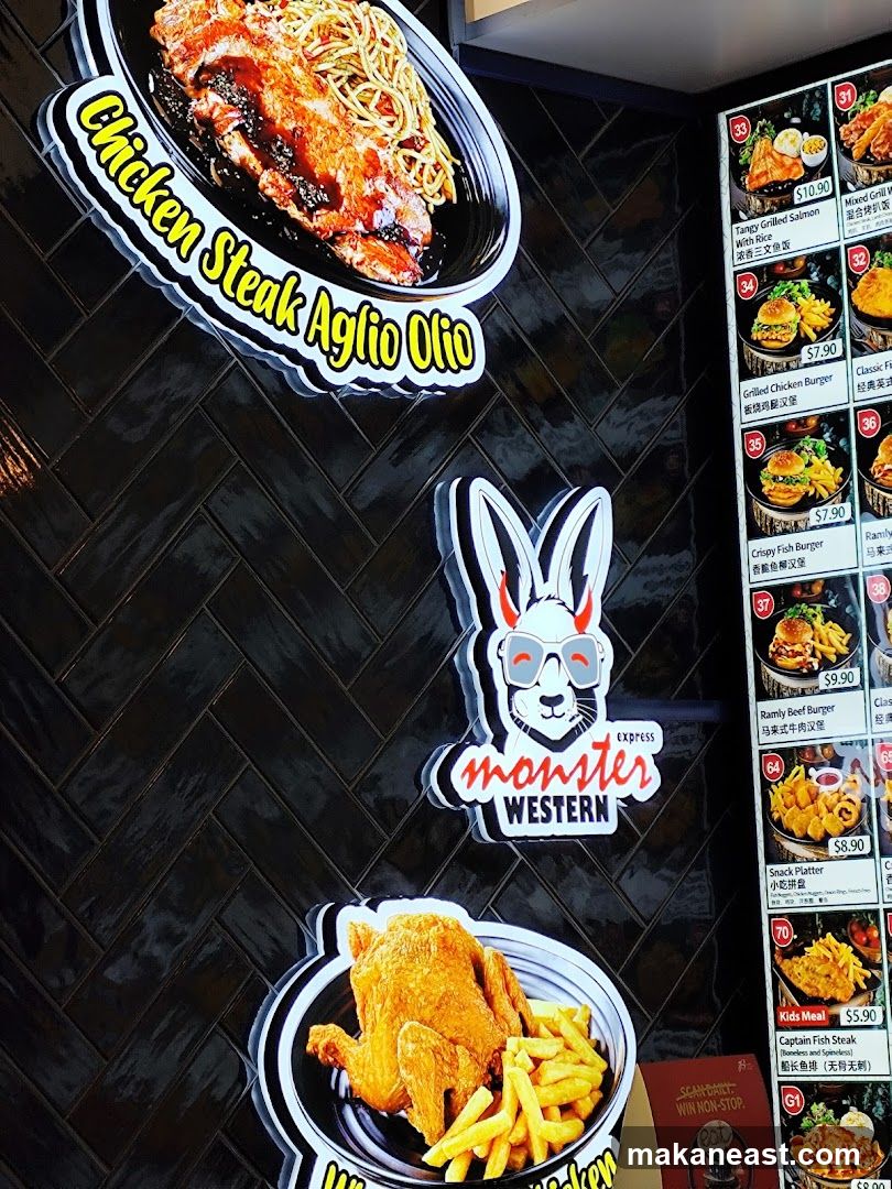 Monster Western Menu
