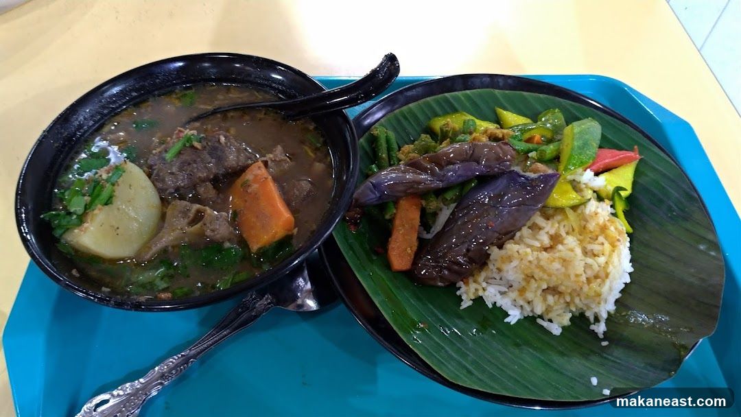 Hearty Meal with Soup and Rice