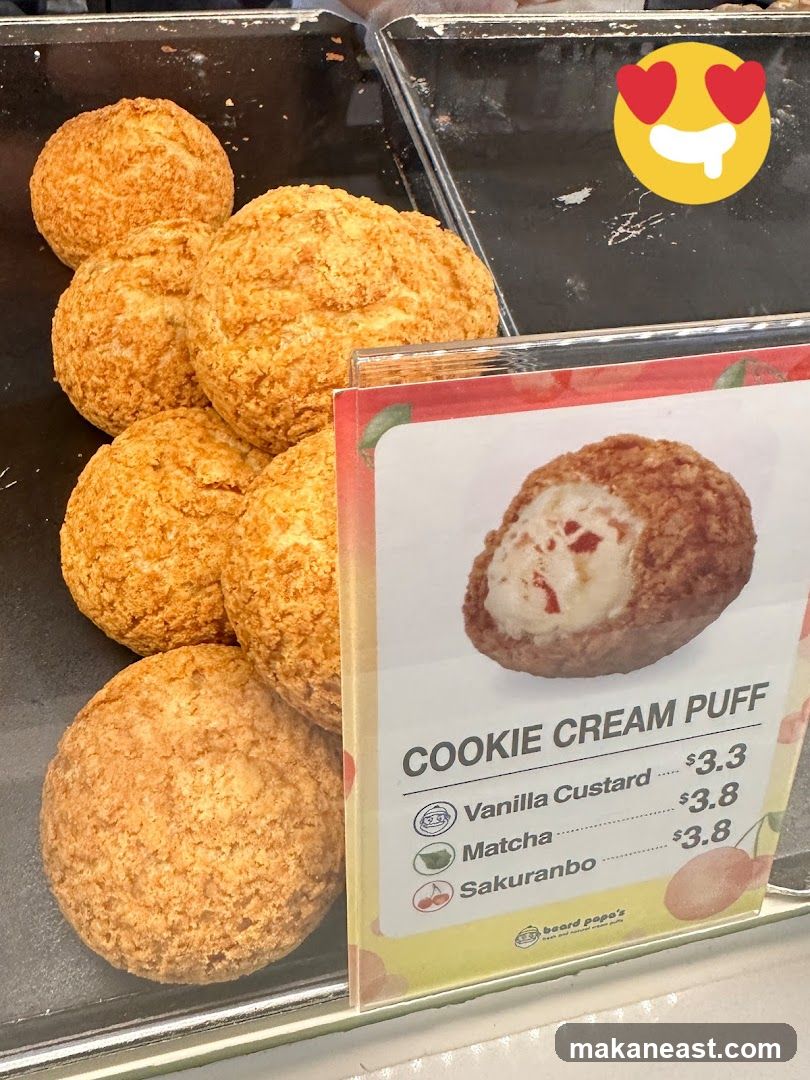 Cookie Cream Puffs