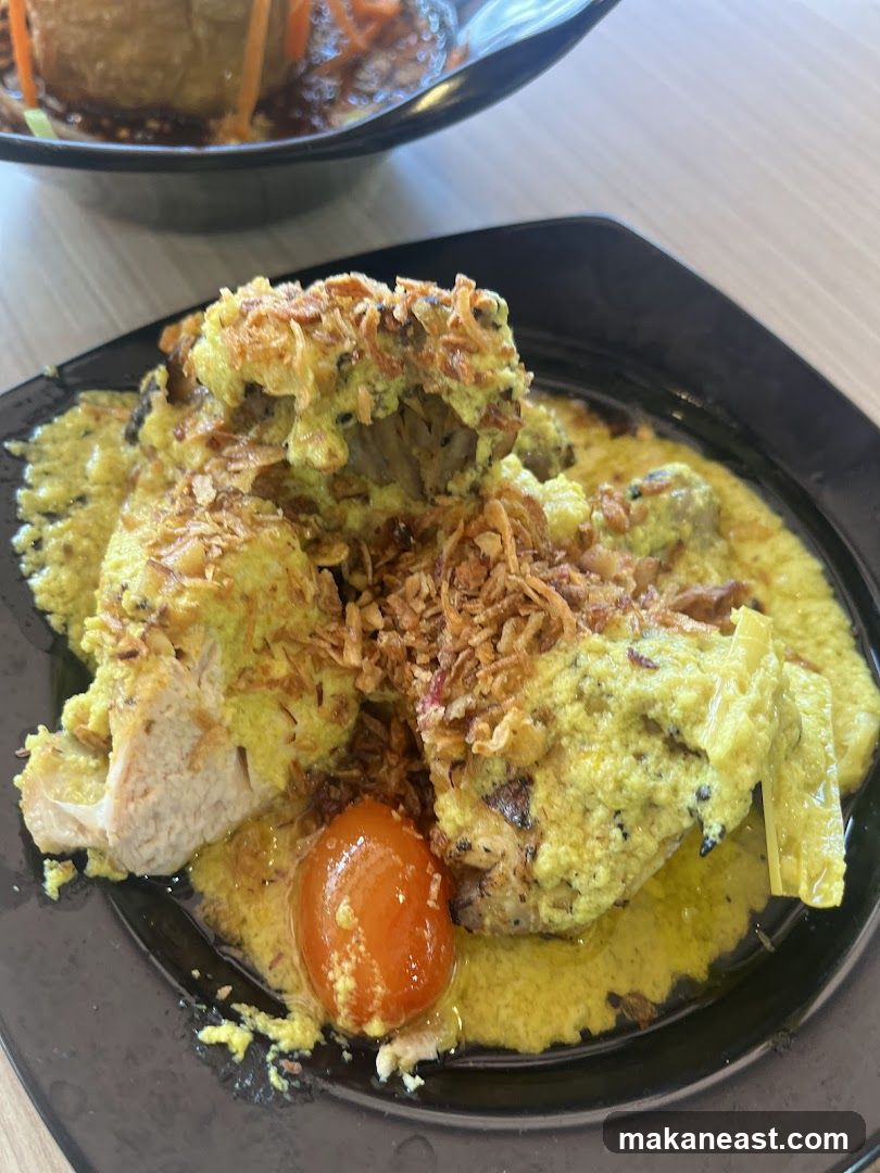 Chicken Curry with Crispy Onions