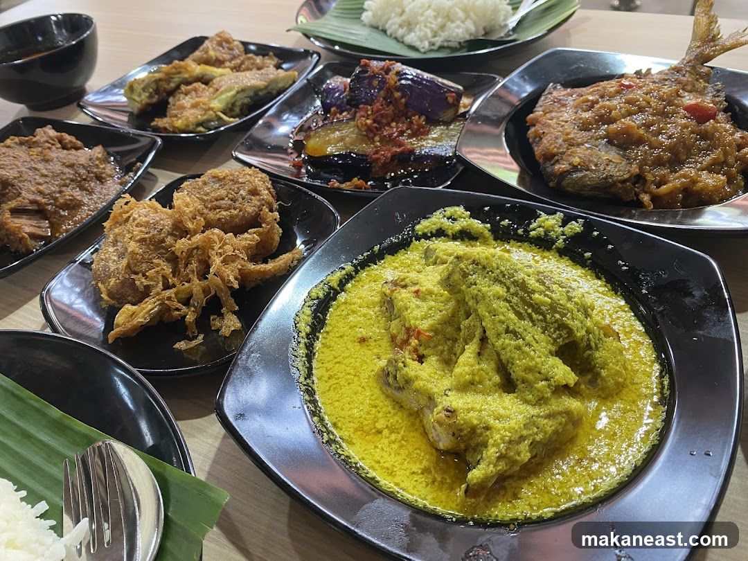 Assortment of Malaysian Dishes