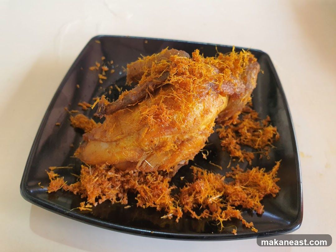 Fried Chicken with Crispy Topping