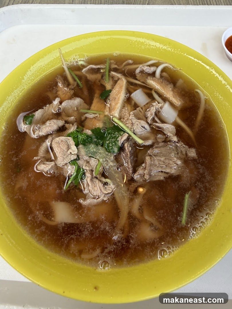 Beef noodle soup