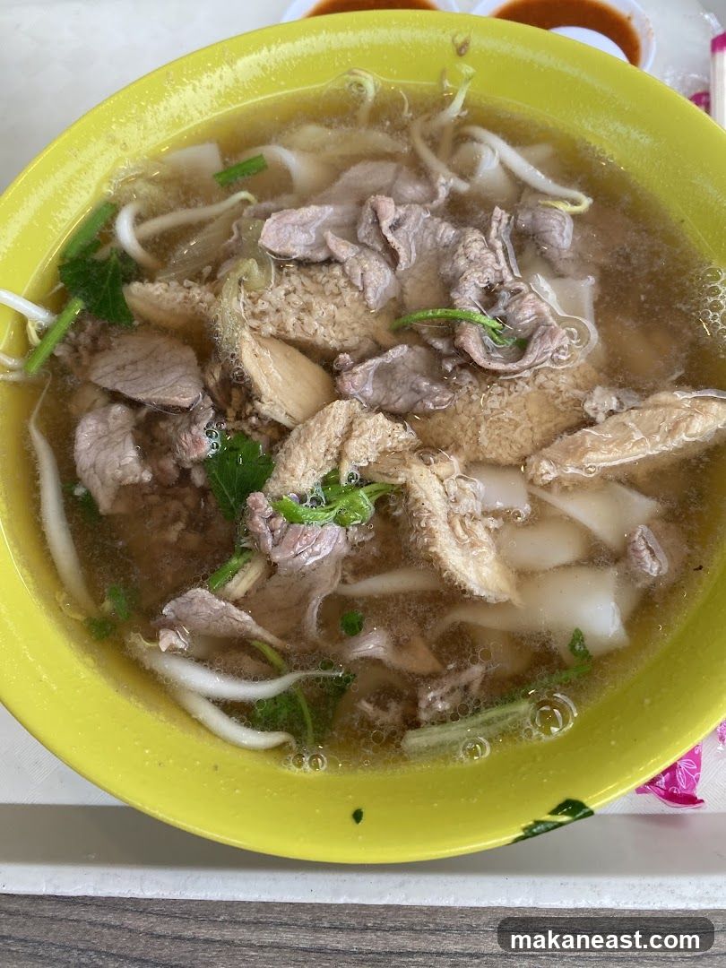 Beef noodle soup