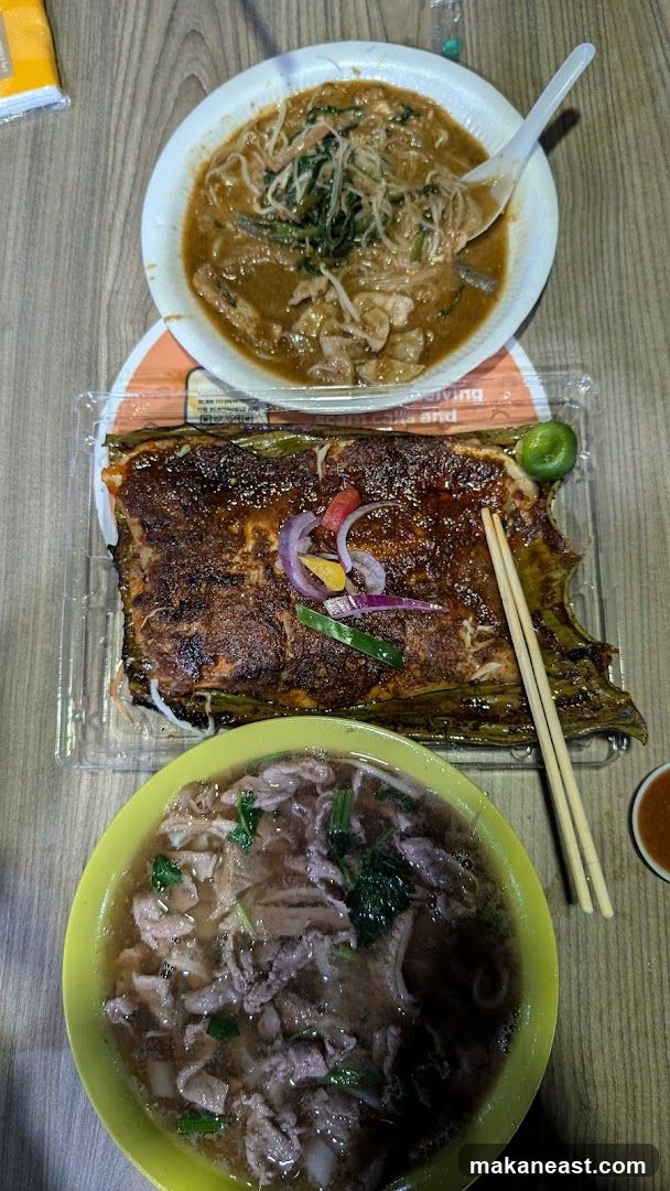 Three Dishes of Food