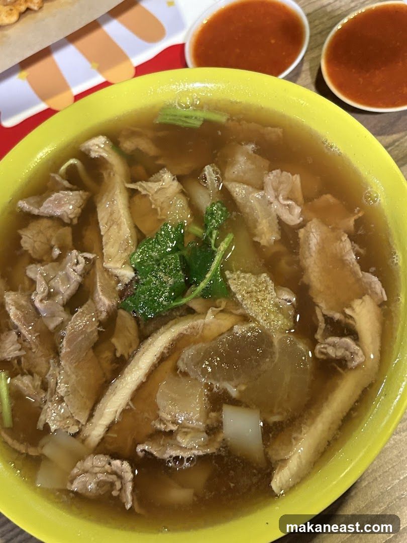 Beef noodle soup