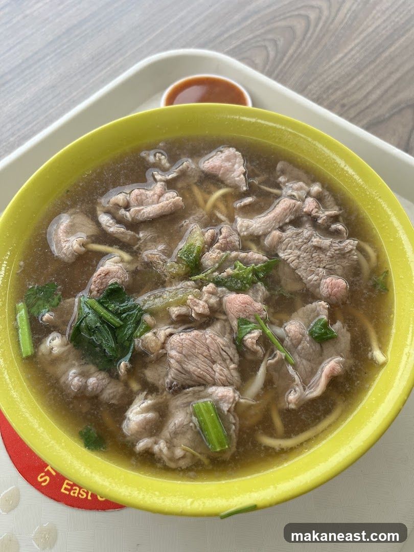 Beef noodle soup