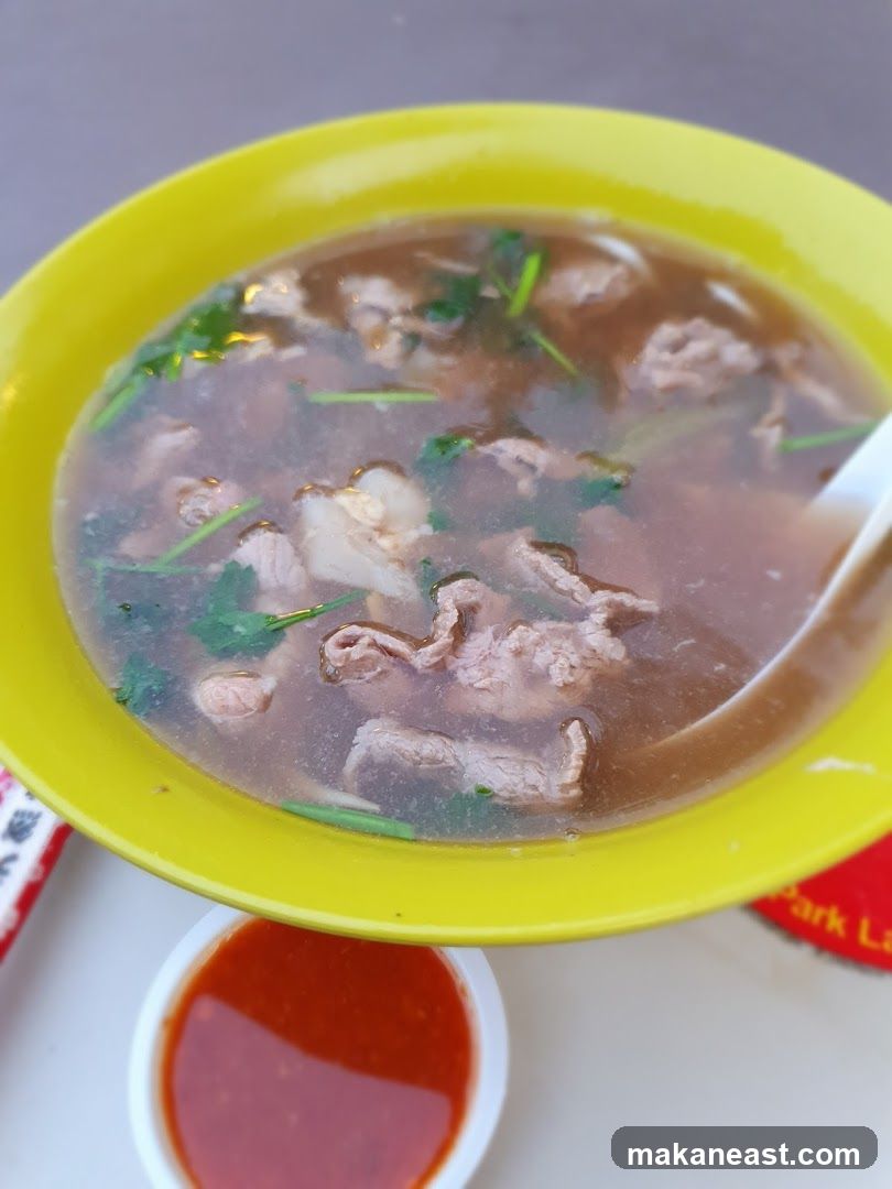 Beef noodle soup