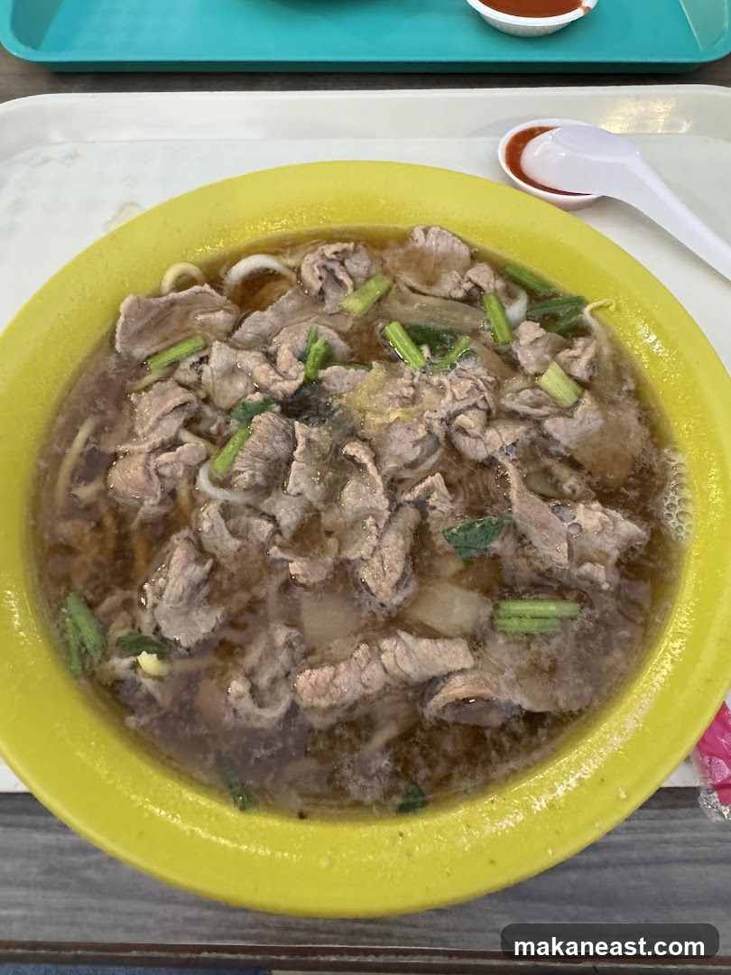 Beef noodle soup