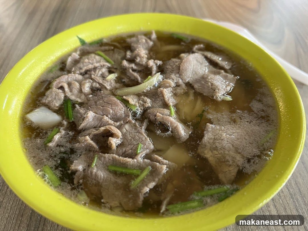 Beef noodle soup