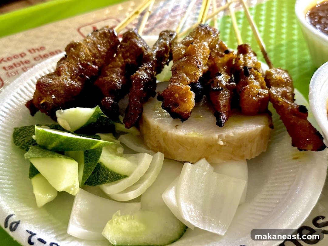 Satay Skewers with Sides