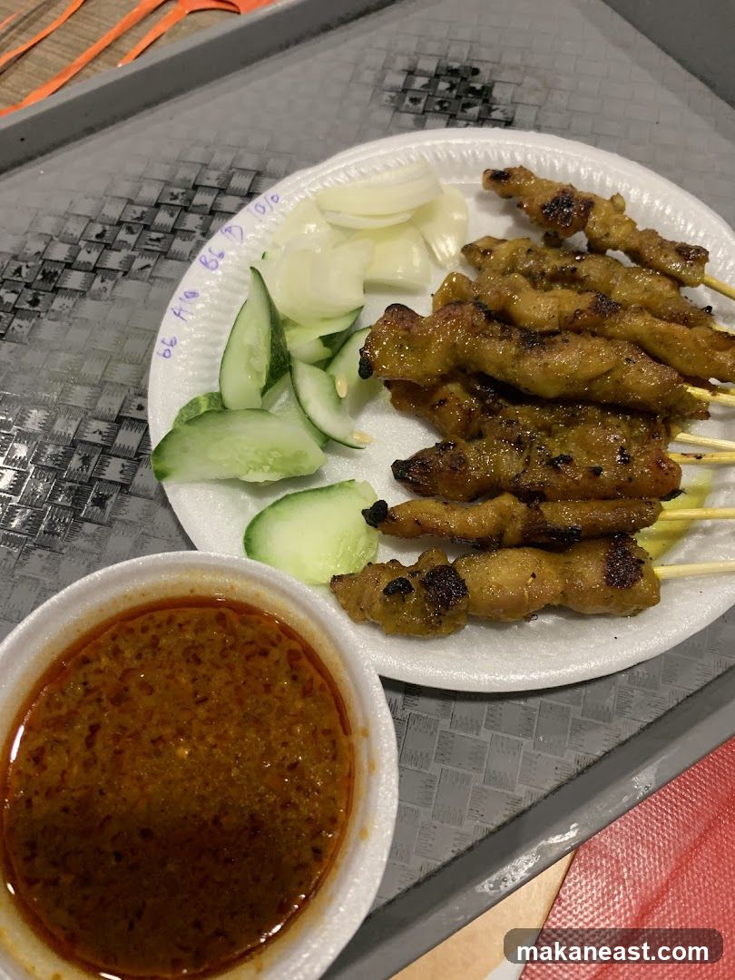 Chicken Satay with Peanut Sauce