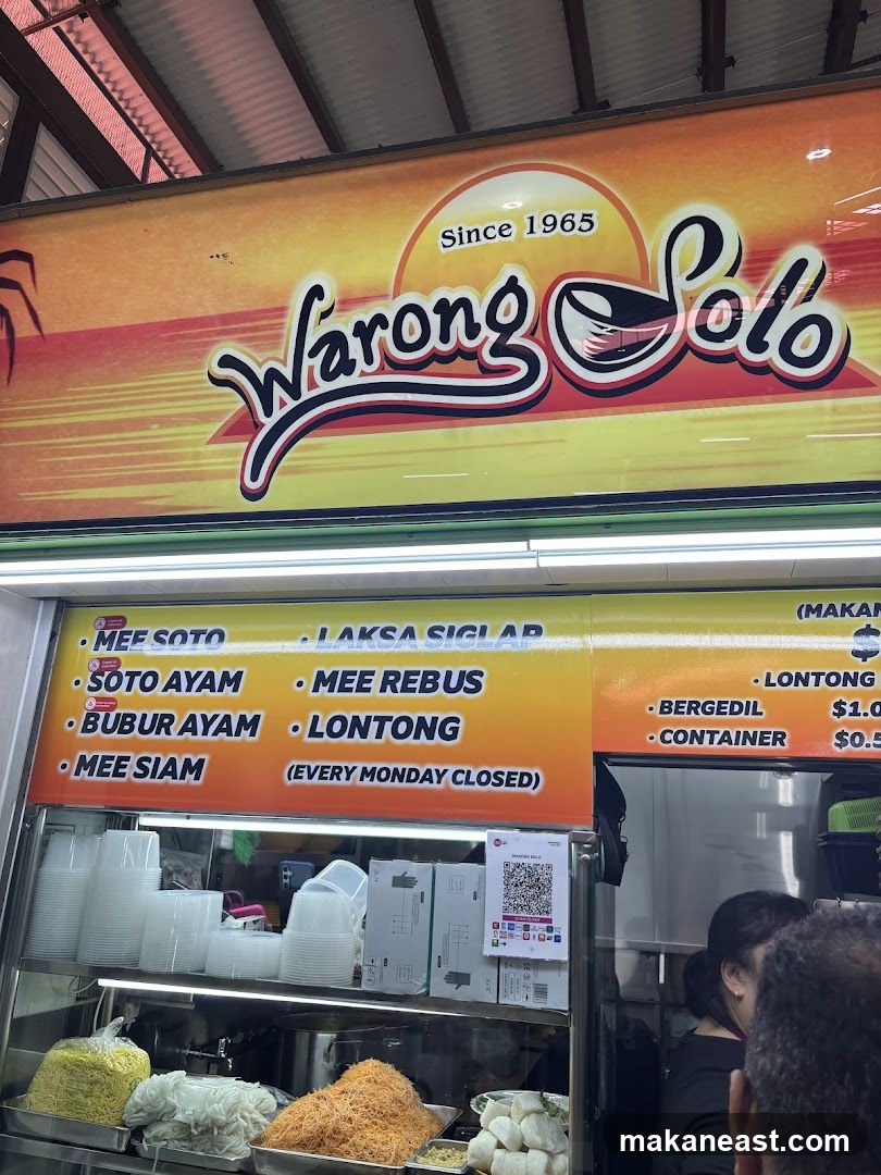 Warong Solo Menu