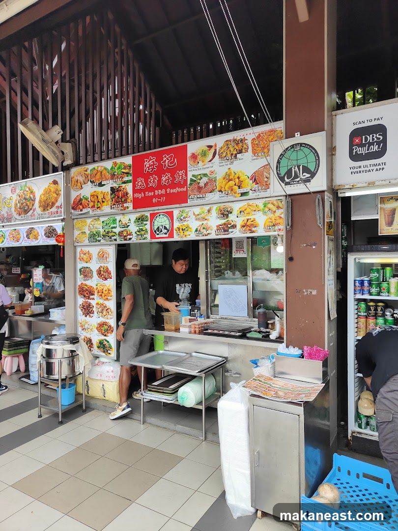 Seafood Stall with Menu