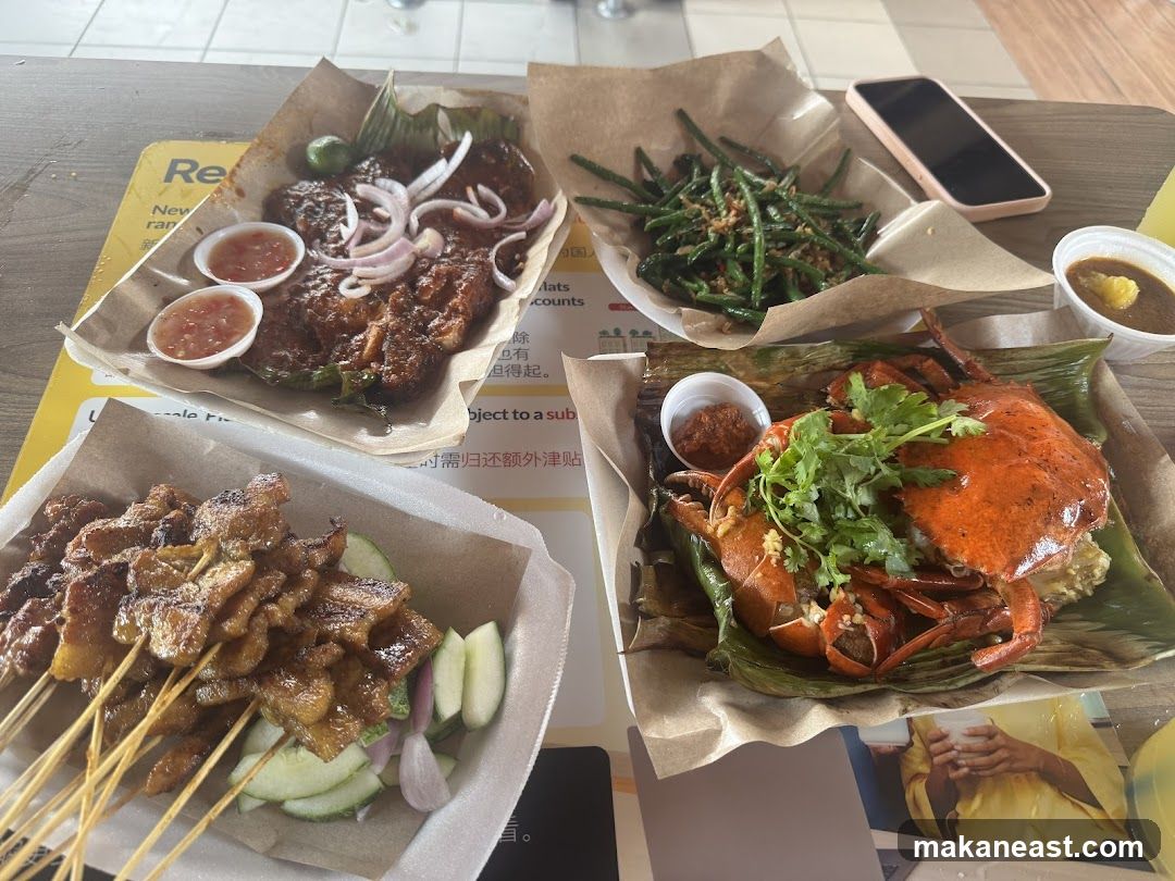Food spread on a table