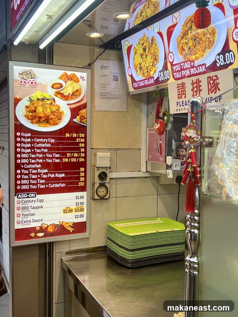 East Coast Rojak Menu