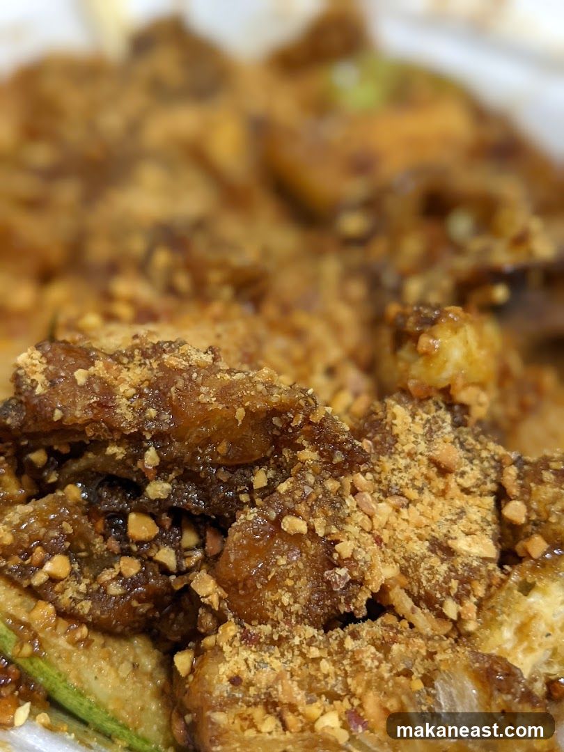 Fried Food with Crushed Peanuts