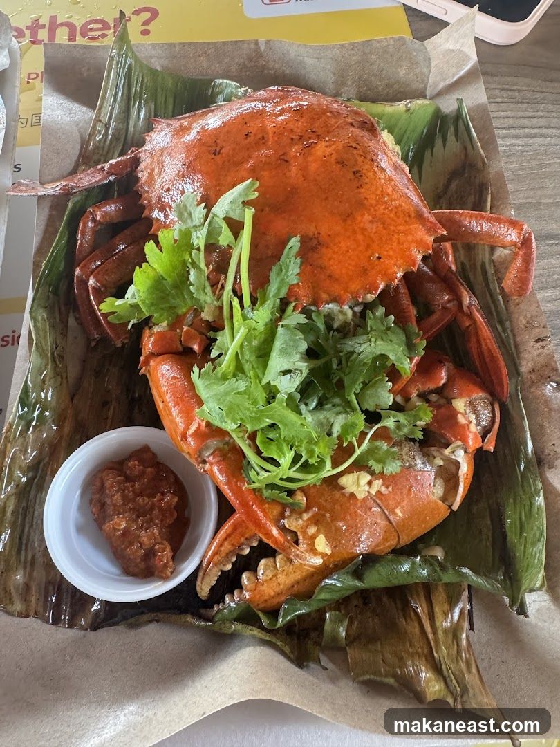 Steamed Crab with Chili Sauce